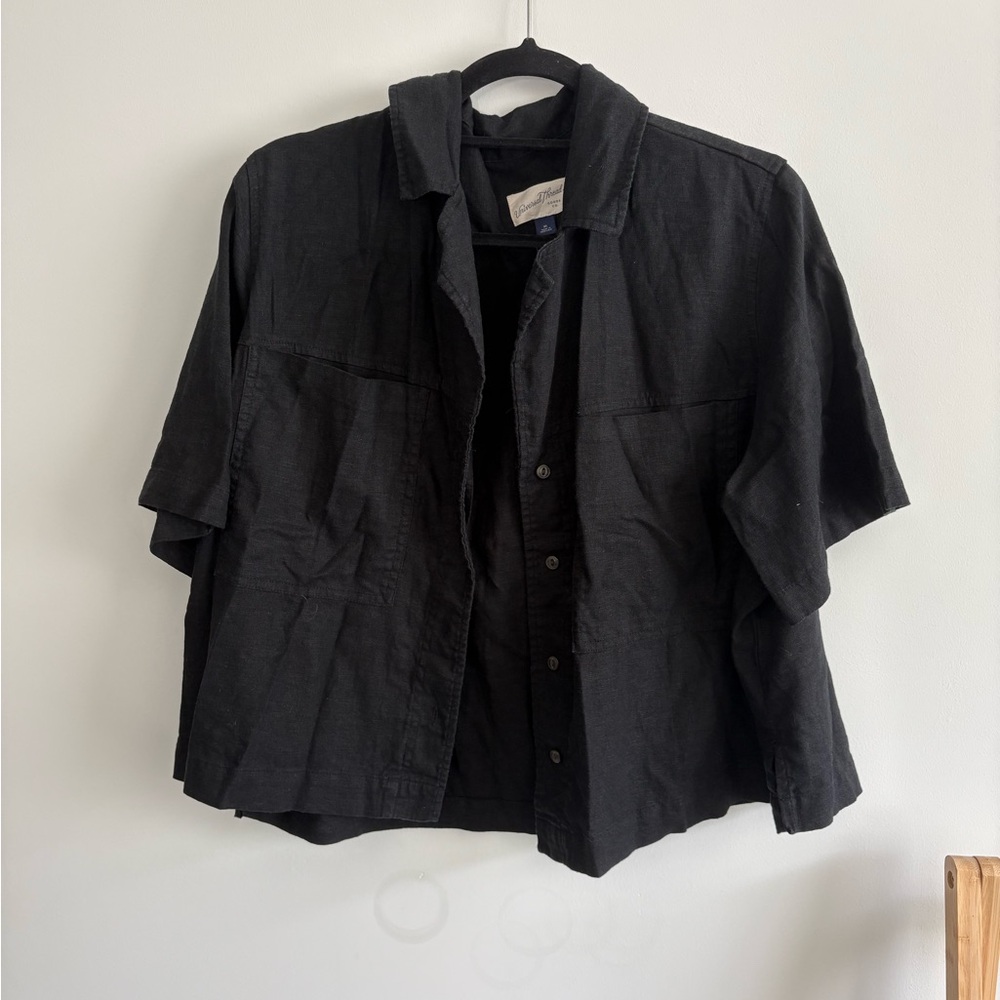 Black Button-Up Shirt